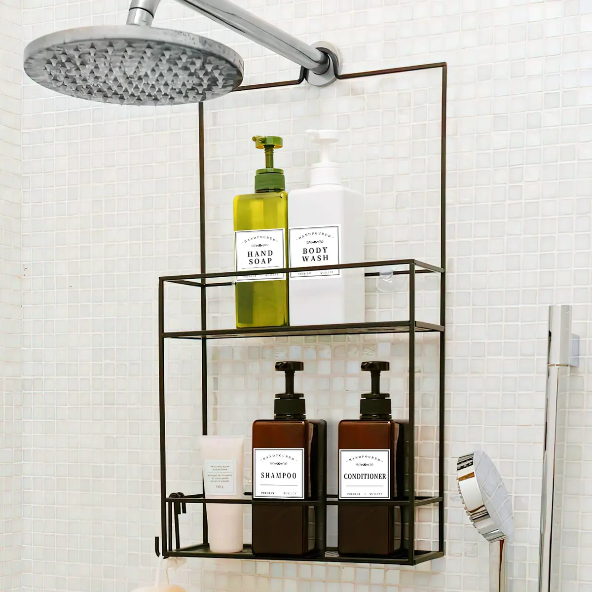 HVSWLY 24PCS Bathroom Labels for Soap Dispenser, Bottle Labels for Hand Soap, Mouthwash, Shampoo, Conditioner, Body Wash | Waterproof & Reusable - view 7
