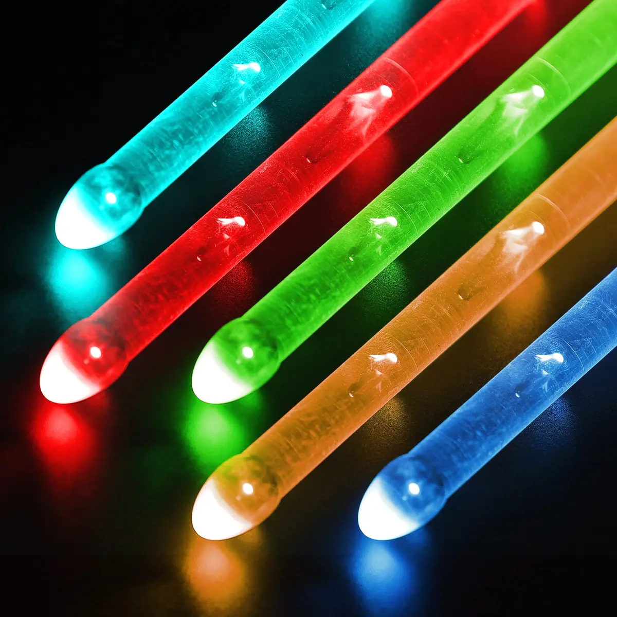 Antner Light Up Drum Sticks 15 Color Changing LED Drumsticks 15.7 oz (445 g) | Rechargeable & Durable - view 4
