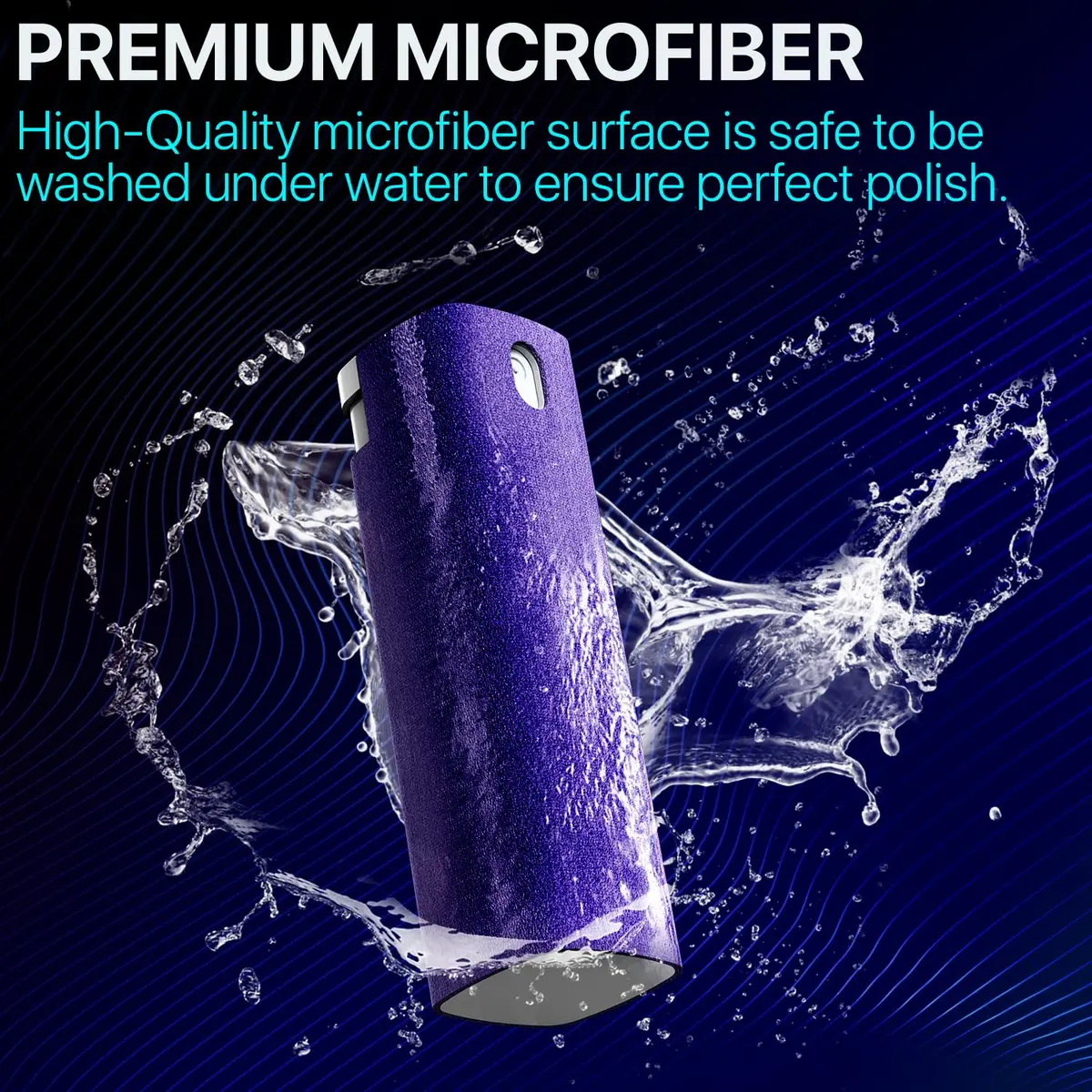 iO CLEAN Mini Screen Cleaner Spray, 2-in-1 Touchscreen Mist Cleaner, Rose | Alcohol-Free, Compact & Reusable - view 5