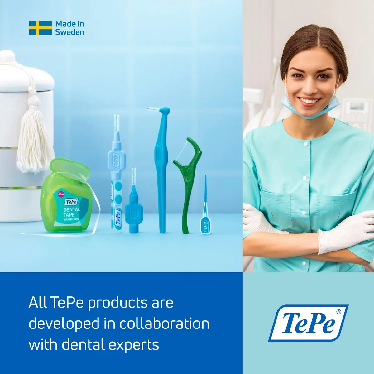TePe Interdental Brush Original Black 1.5mm (0.06 inch) | Soft Dental Brush for Teeth Cleaning - view 6