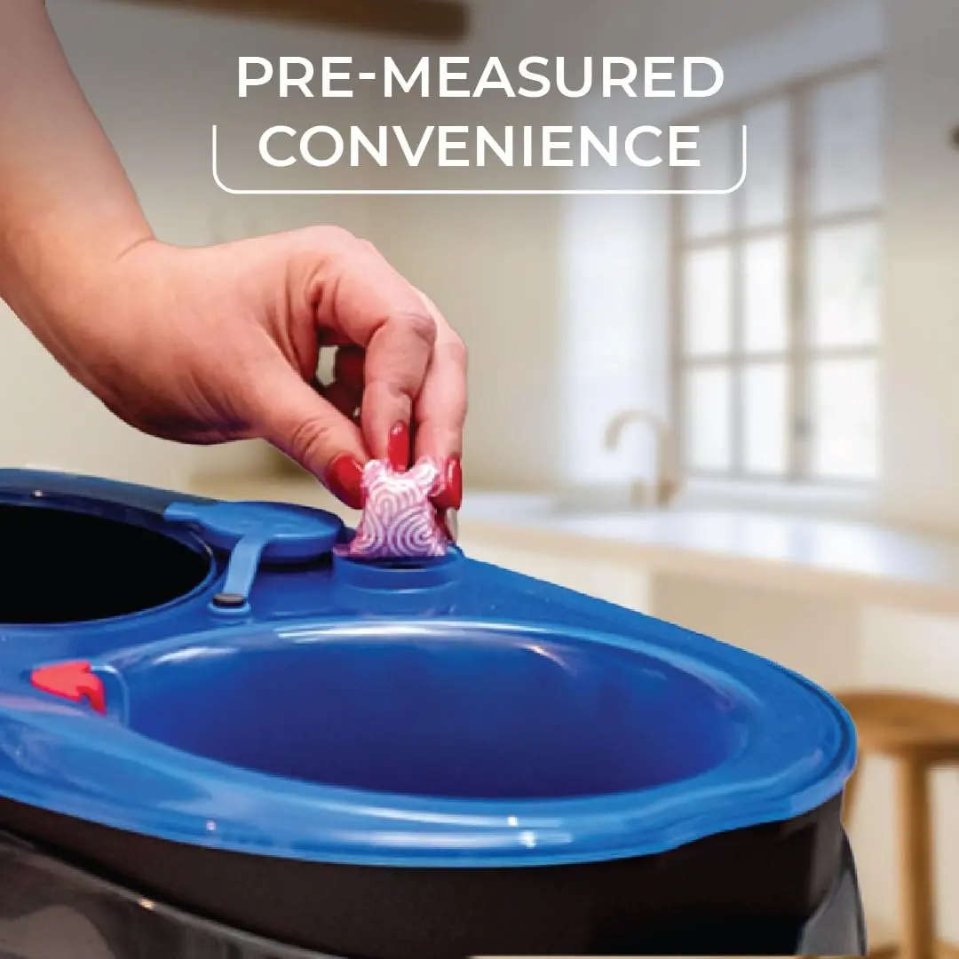 O-Cedar Microfiber Spin Mop & Bucket System with 3 Extra Refills | Hands-Free Wringing for Easy Floor Cleaning - view 3