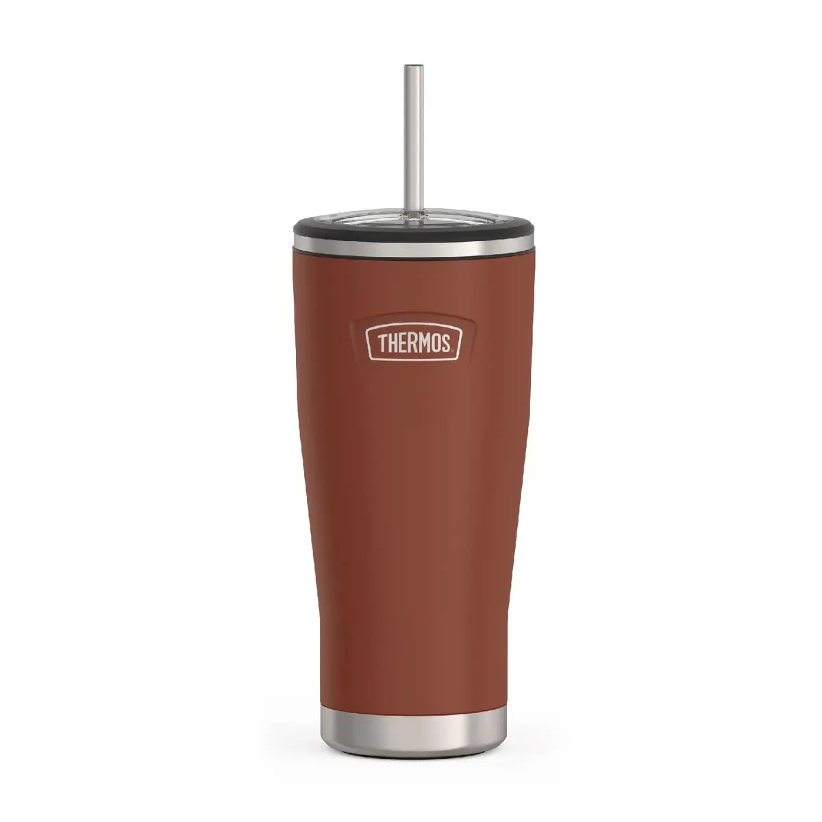 THERMOS ICON SERIES Stainless Steel Cold Tumbler with Straw 24oz | Keeps Beverages Cold for Hours - main product image