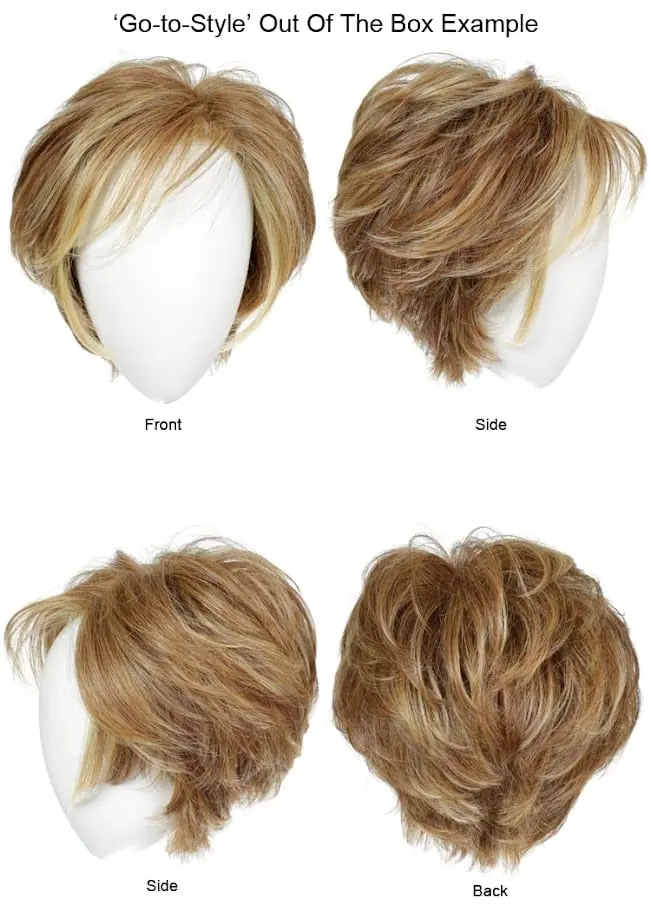 Hair u wear Raquel Welch Women's Face-Framing Short Blonde Wig, GO TO STYLE | Versatile, Heat-Friendly Synthetic Hair, Adjustable Fit - view 7