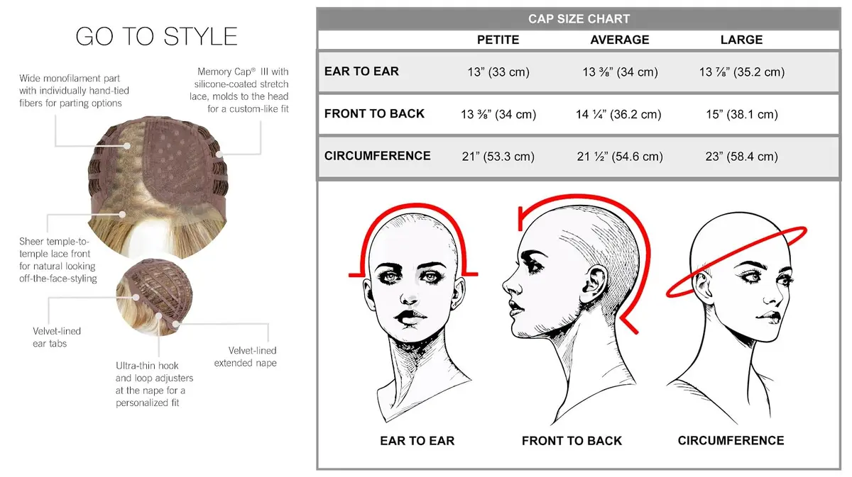 Hair u wear Raquel Welch Women's Face-Framing Short Blonde Wig, GO TO STYLE | Versatile, Heat-Friendly Synthetic Hair, Adjustable Fit - view 4