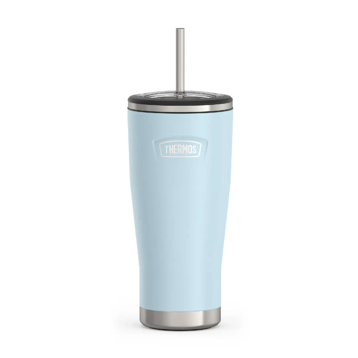 THERMOS ICON SERIES Stainless Steel Cold Tumbler 24oz Glacier | Vacuum Insulated, Non-slip Base - main product image