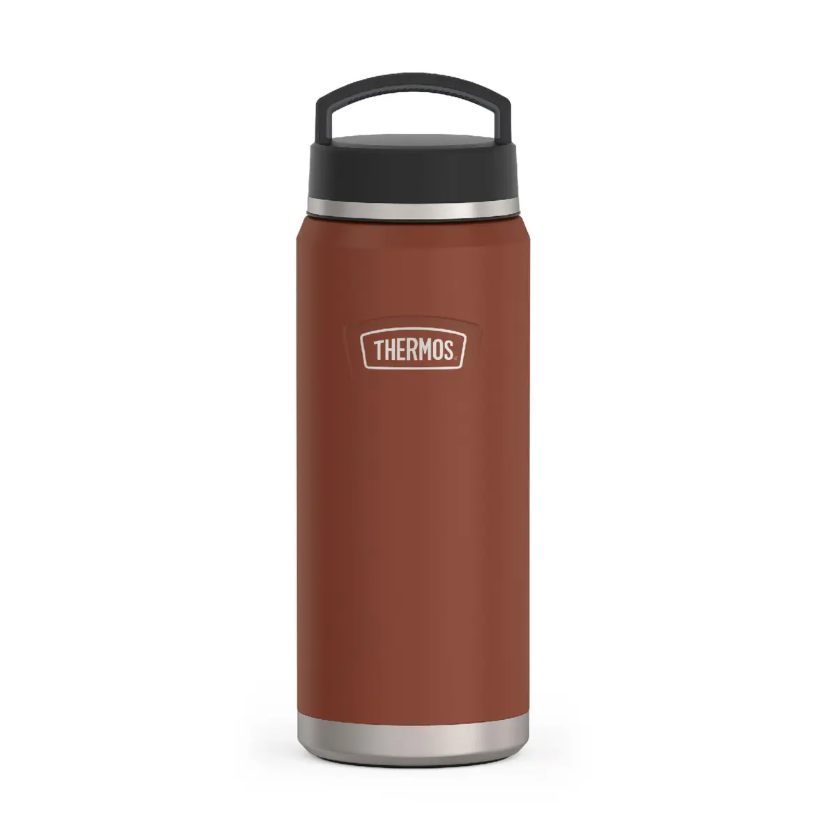 THERMOS ICON SERIES Water Bottle with Screw Top Lid 40oz | Vacuum Insulated Stainless Steel, Saddle - main product image