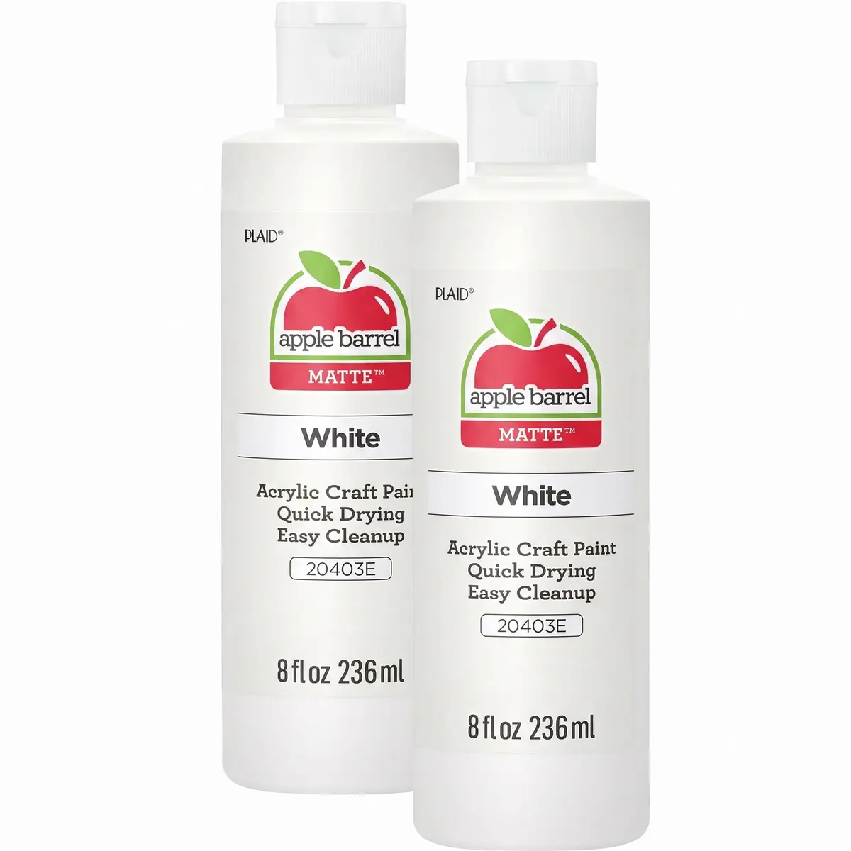 Apple Barrel Acrylic Paint in Assorted Colors 16 Fl Oz (2 Pack) | Bright Matte Finish for Crafts - main product image