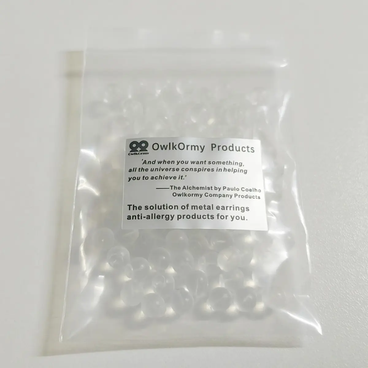 OwlkOrmy Clear 102pcs Comfort Impenetrable Soft Safety Earring Backs | TPE Medical Grade Material - view 6