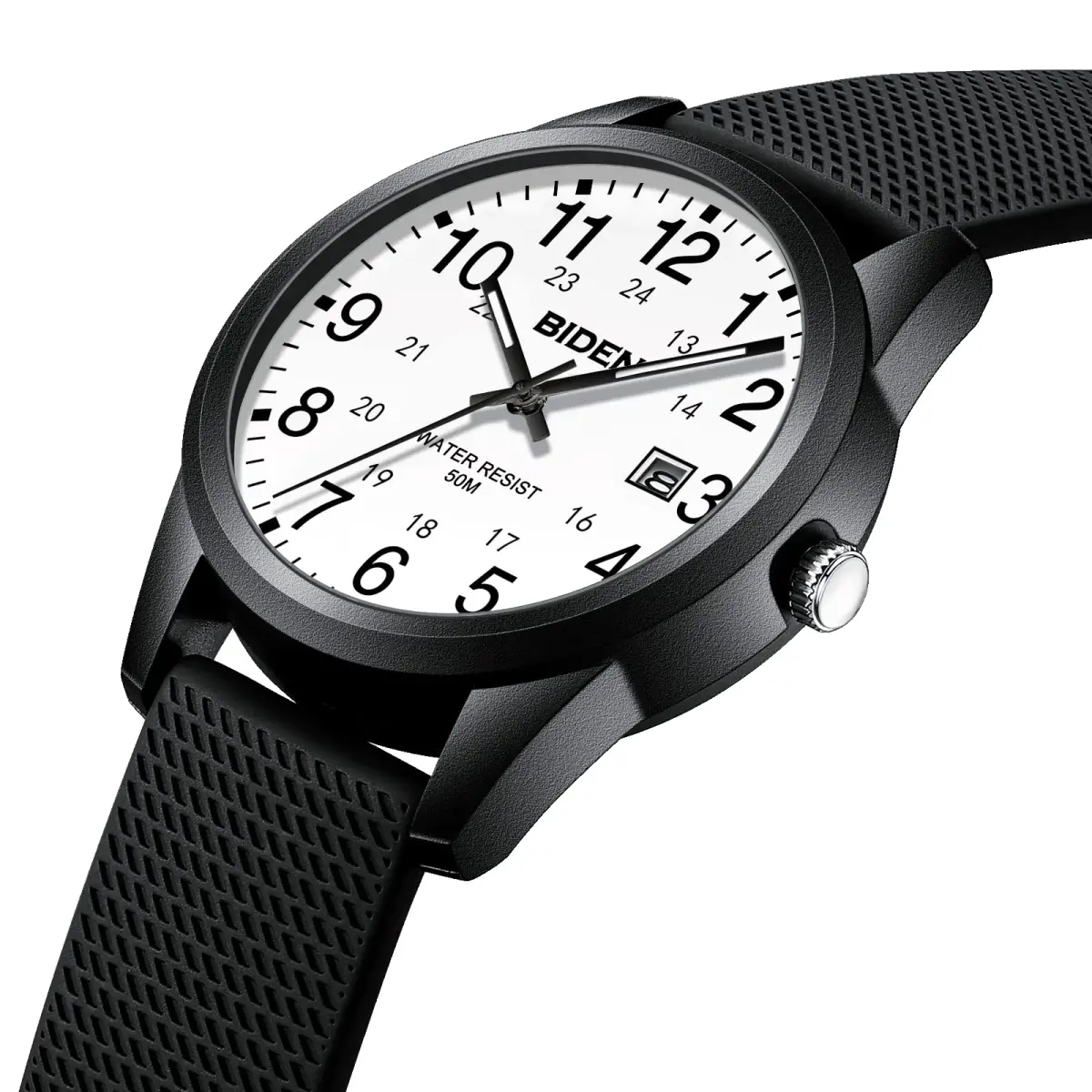 LN LENQIN Men's Analog Quartz Watch 40mm (1.57 inch) | Easy Read Military Time with Luminous Dial - view 3