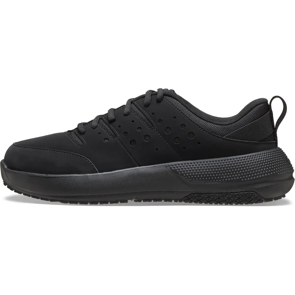 Crocs Men On The Clock Work Sneakers | Slip Resistant, Supportive, Durable in Black, Size 11 - view 7
