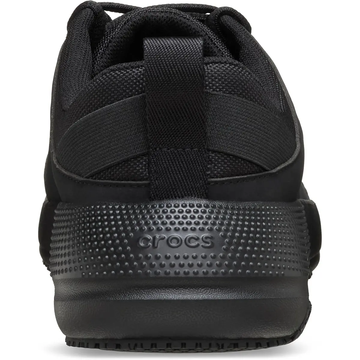 Crocs Men On The Clock Work Sneakers | Slip Resistant, Supportive, Durable in Black, Size 11 - view 2
