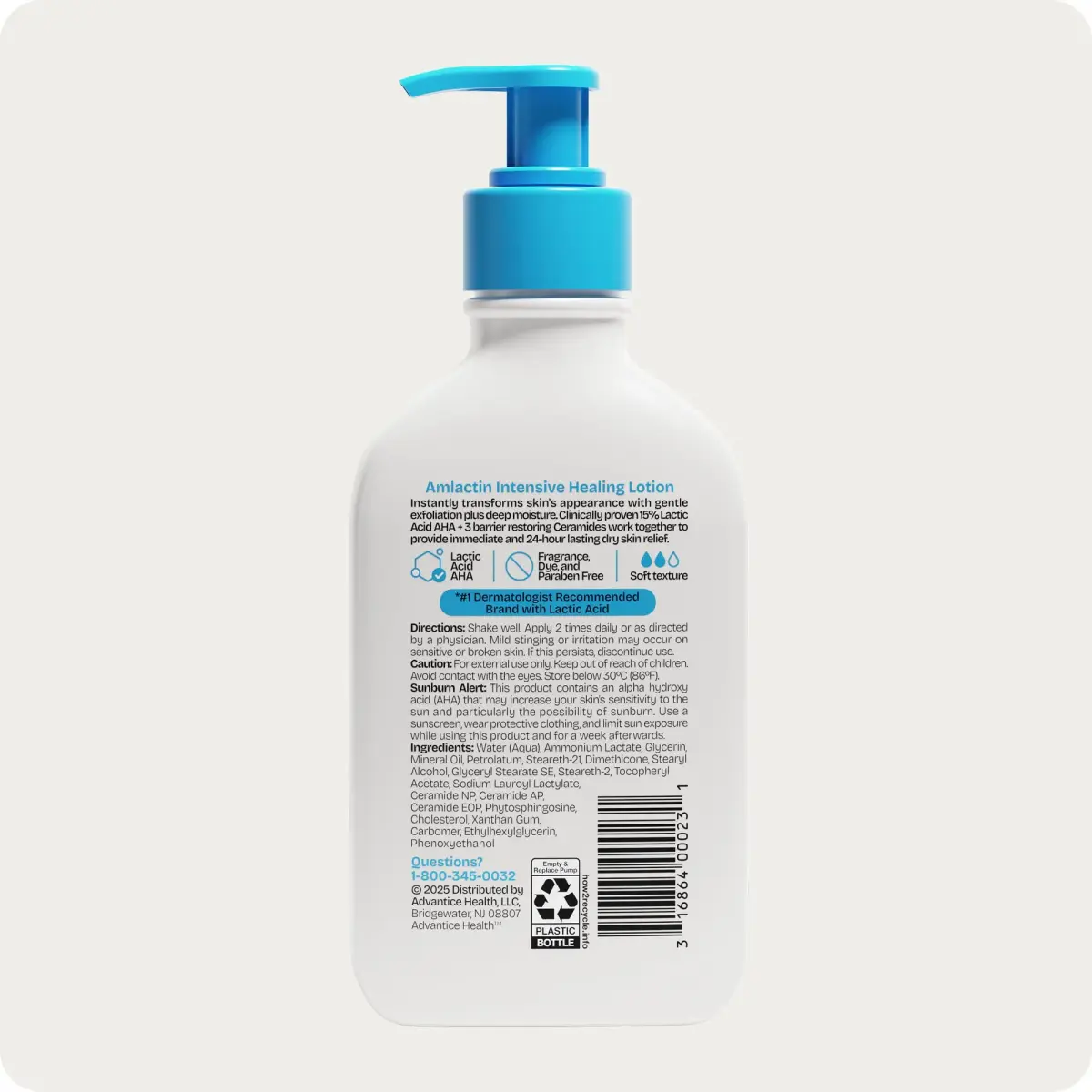 AmLactin Daily & Intensive Healing Moisturizing Lotions for Dry Skin 2x7.9 oz | Dermatologist Recommended for Soft Smooth Skin - view 7