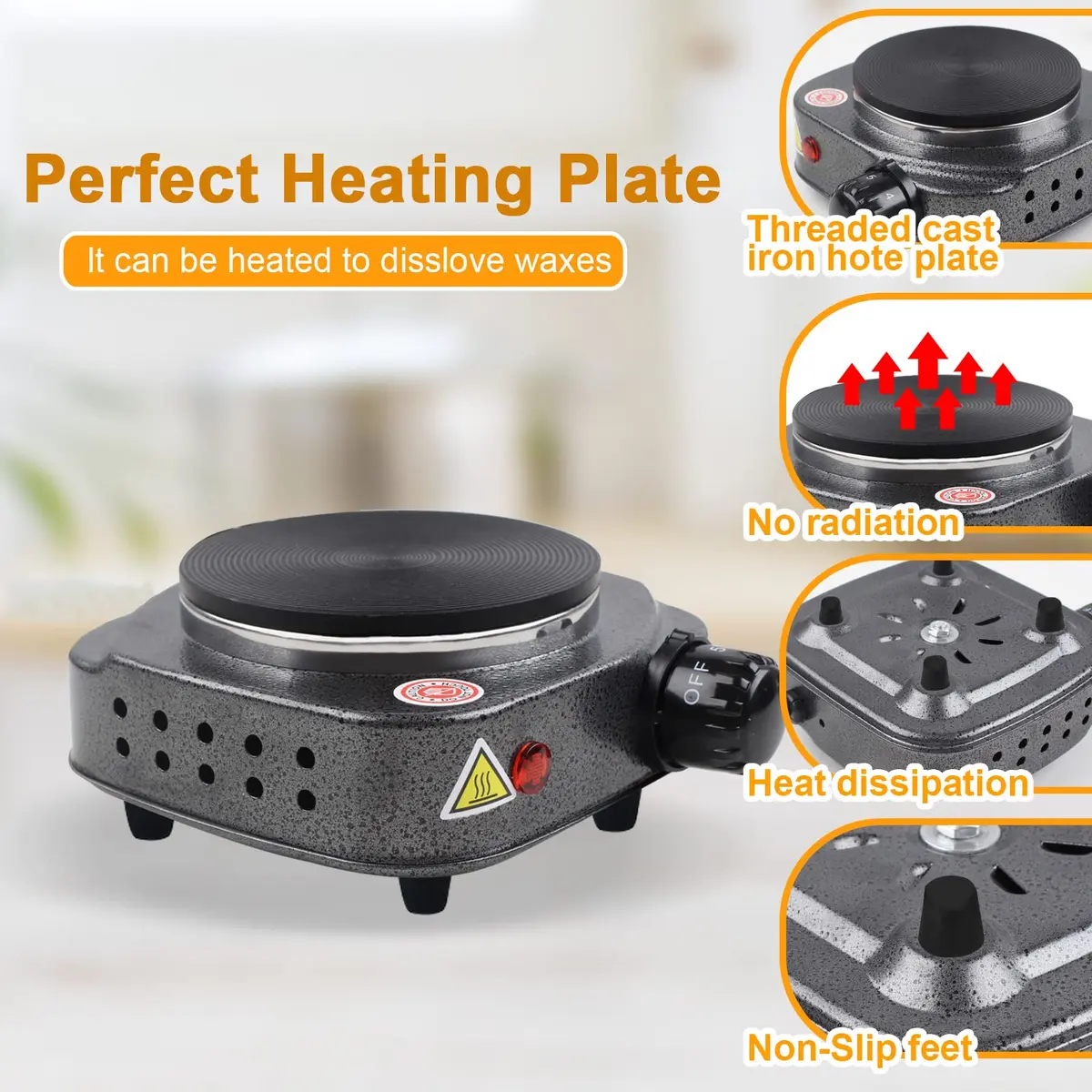 BBAXI Candle Making Kit with Electric Hot Plate, Wax Melter & Soy Wax | 37-Piece Set - view 5