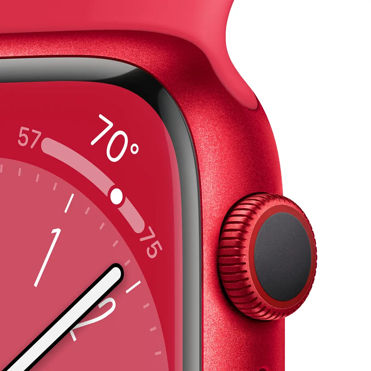 Apple Watch Series 8 (PRODUCT)Red Aluminum Case 41mm | Cellular Connectivity for India - view 3