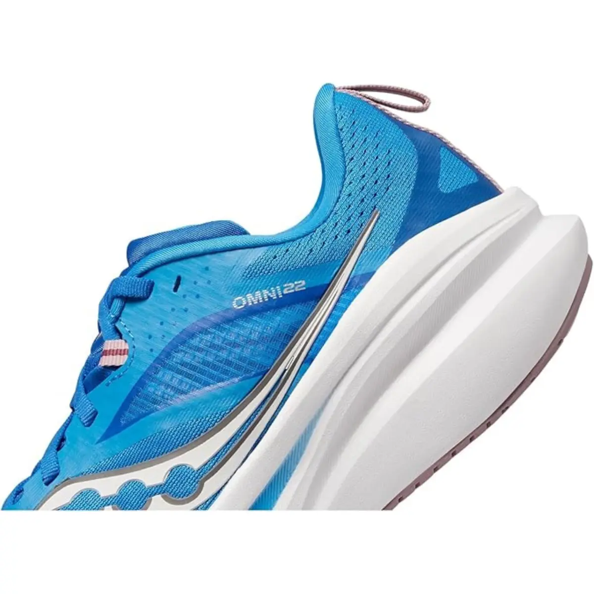 Saucony Omni 22 Running Shoe, Cobalt/Orchid, US 12 | Structured Cushioning for Overpronators - view 8