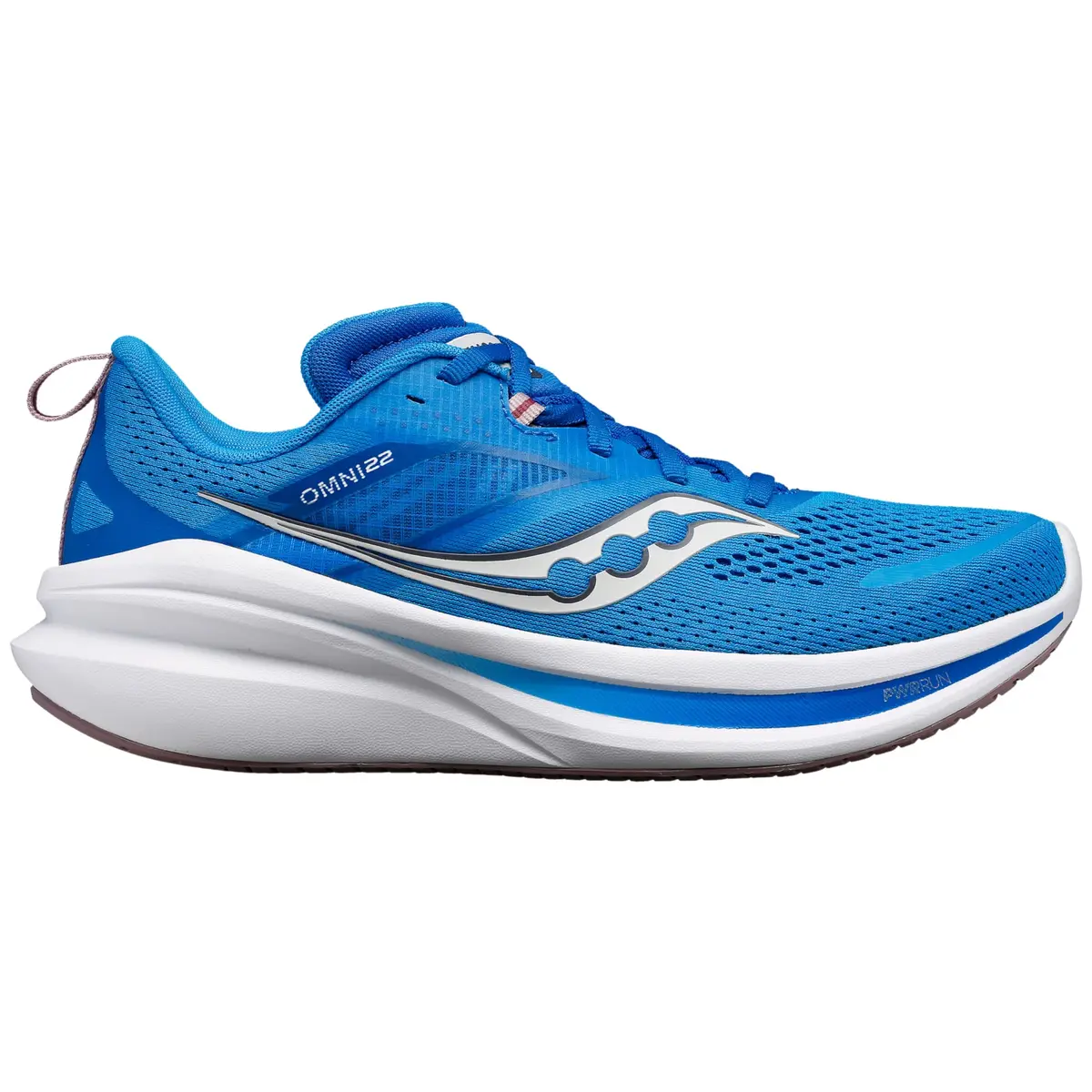 Saucony Omni 22 Running Shoe, Cobalt/Orchid, US 12 | Structured Cushioning for Overpronators - view 2