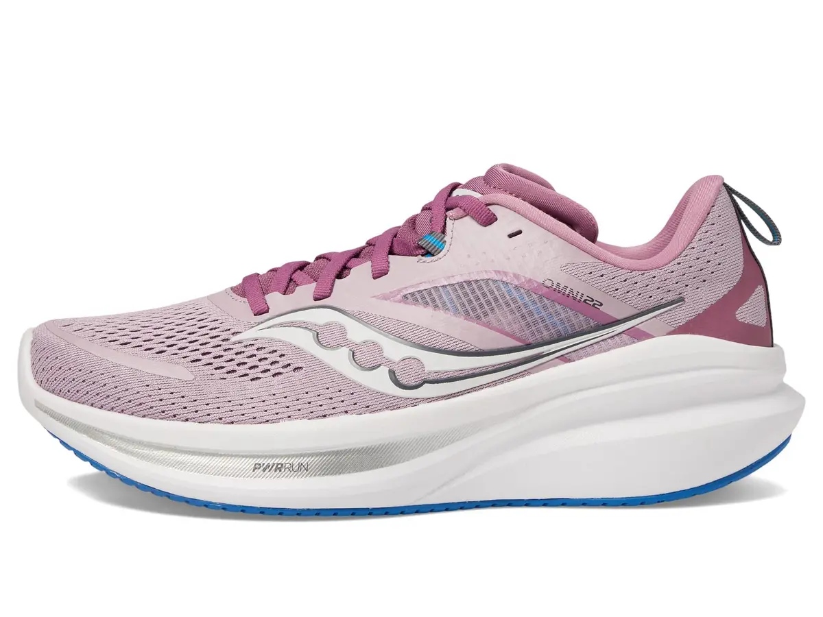 Saucony Women's Omni 22 Running Shoe, Orchid/Cobalt, US Size 10 | Structured Cushioning for Comfort - view 5