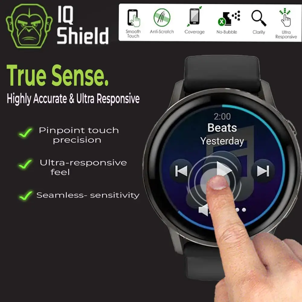 IQShield Screen Protector 6 Pack for Garmin 970/570/965 & Venu 4 | Ultra Thin, Anti-Scratch, Bubble-Free (47mm/45mm) - view 7
