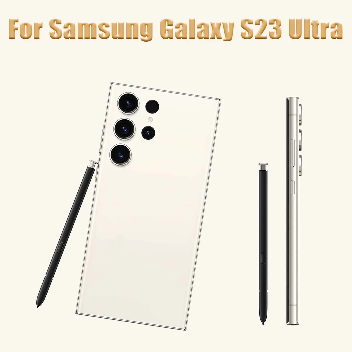 LiXiongBao S23 Ultra S Pen for Samsung Galaxy S23 Ultra 5G Stylus Pen, Cream, 1 Unit - view 6