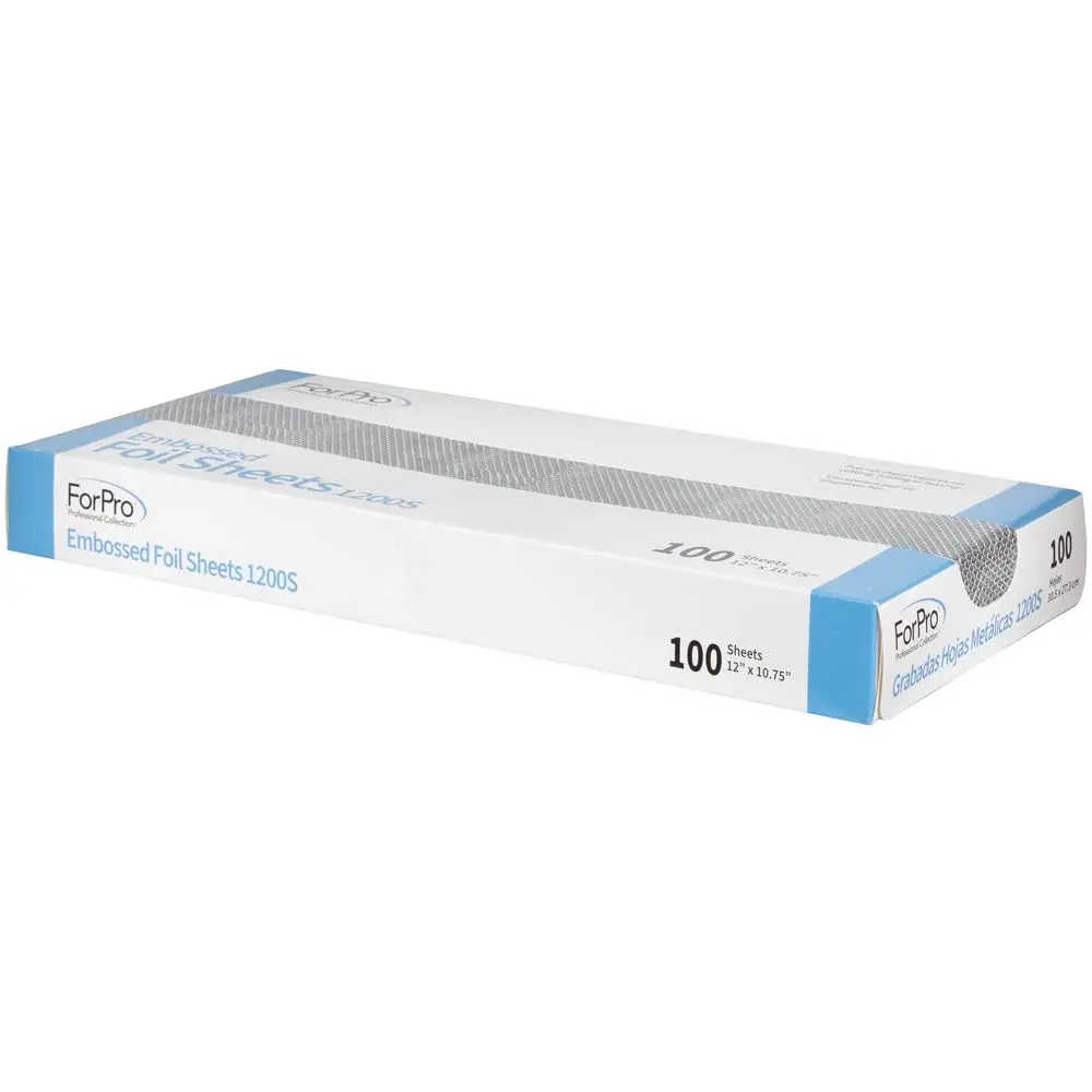 ForPro Professional Collection Embossed Foil Sheets 12” x 10.75” | Food & Hair Safe, 100-Count - view 3