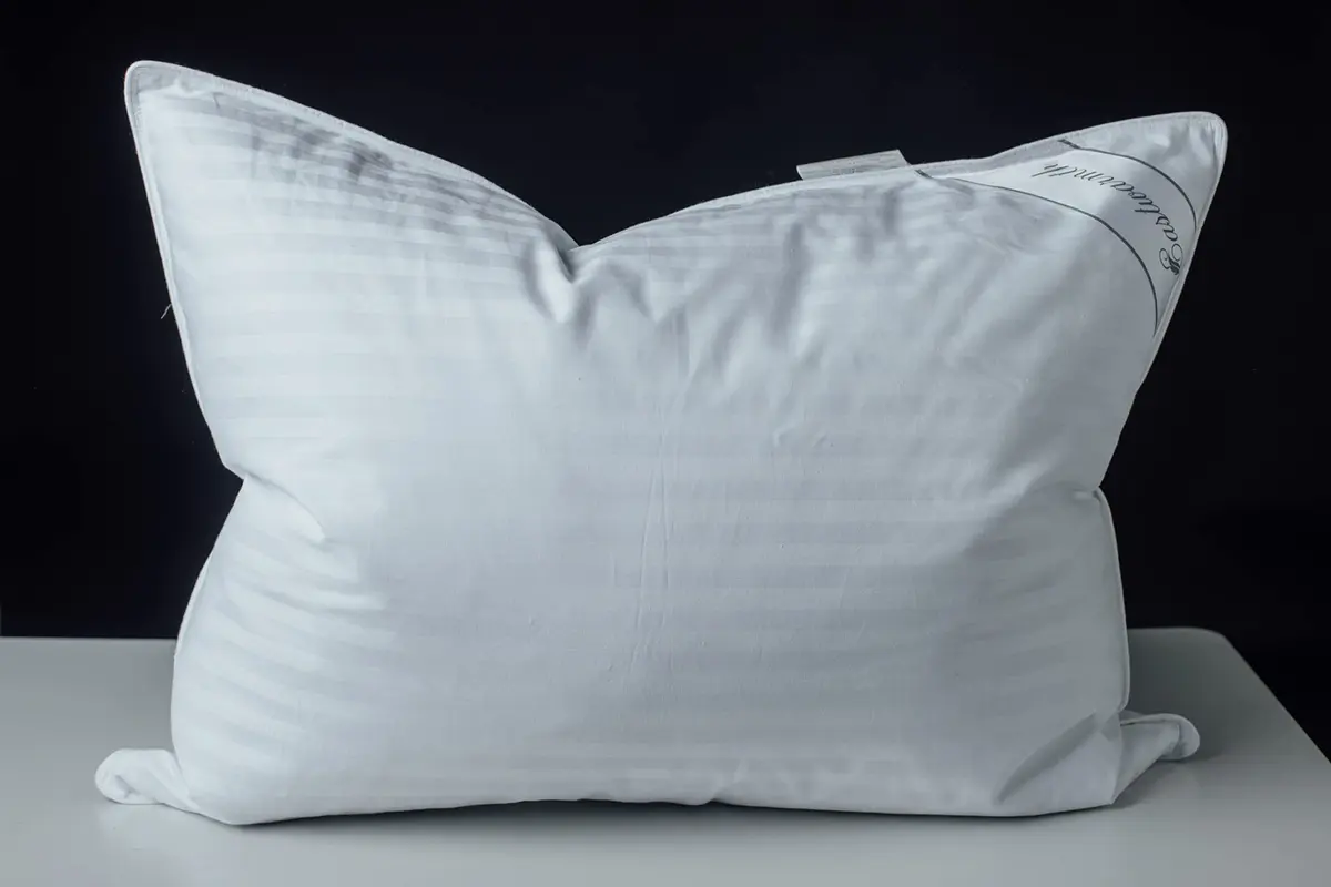 Eastwarmth Goose Down Feather Pillow 100% Cotton Standard Size 50cm (20 Inch) x 66cm (26 Inch) | Soft, Supportive, Breathable - main product image