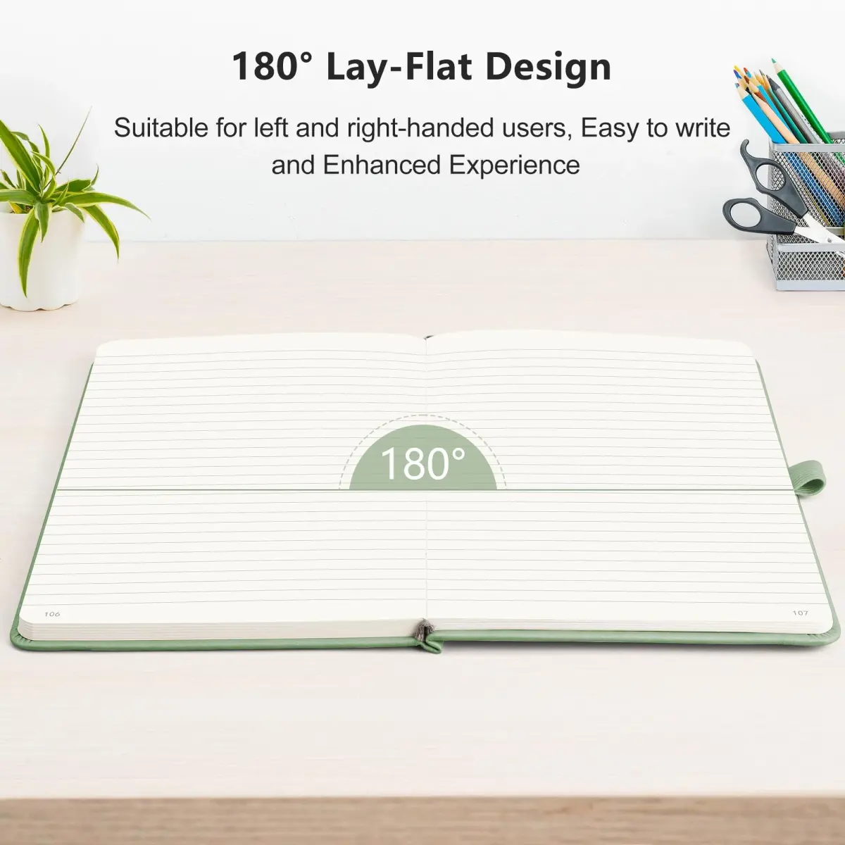 RETTACY Lined Journal Notebook A5 (5.7'' x 8.3'') 192 Pages | Acid-Free Paper Notebook - view 7