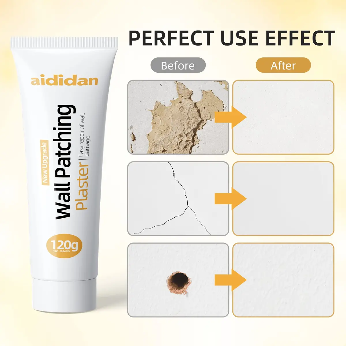 aididan Drywall Repair Kit 3 Pack | Fast & Waterproof Wall Patch Paste - view 6