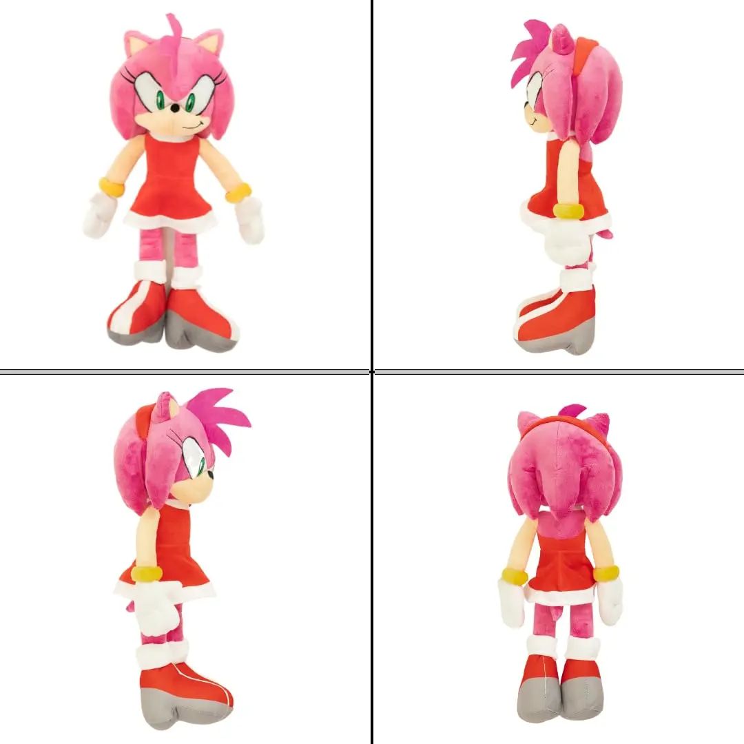 Franco Amy Rose Plush Cuddle Pillow Buddy 46cm (18.5") | Officially Licensed Sonic The Hedgehog Toy for Kids - view 5