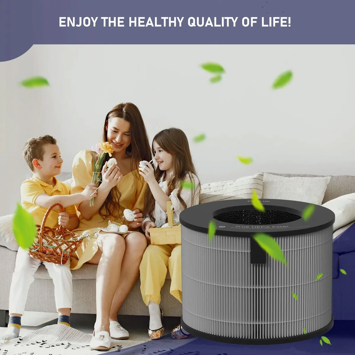 Ontheone U9CV2B HEPA Filter Replacement Compatible with LG PuriCare AeroTower Fan U9CV2B / U9CS1C / U9CV1C | 3-in-1 True HEPA Filter, 1 Pack - view 6