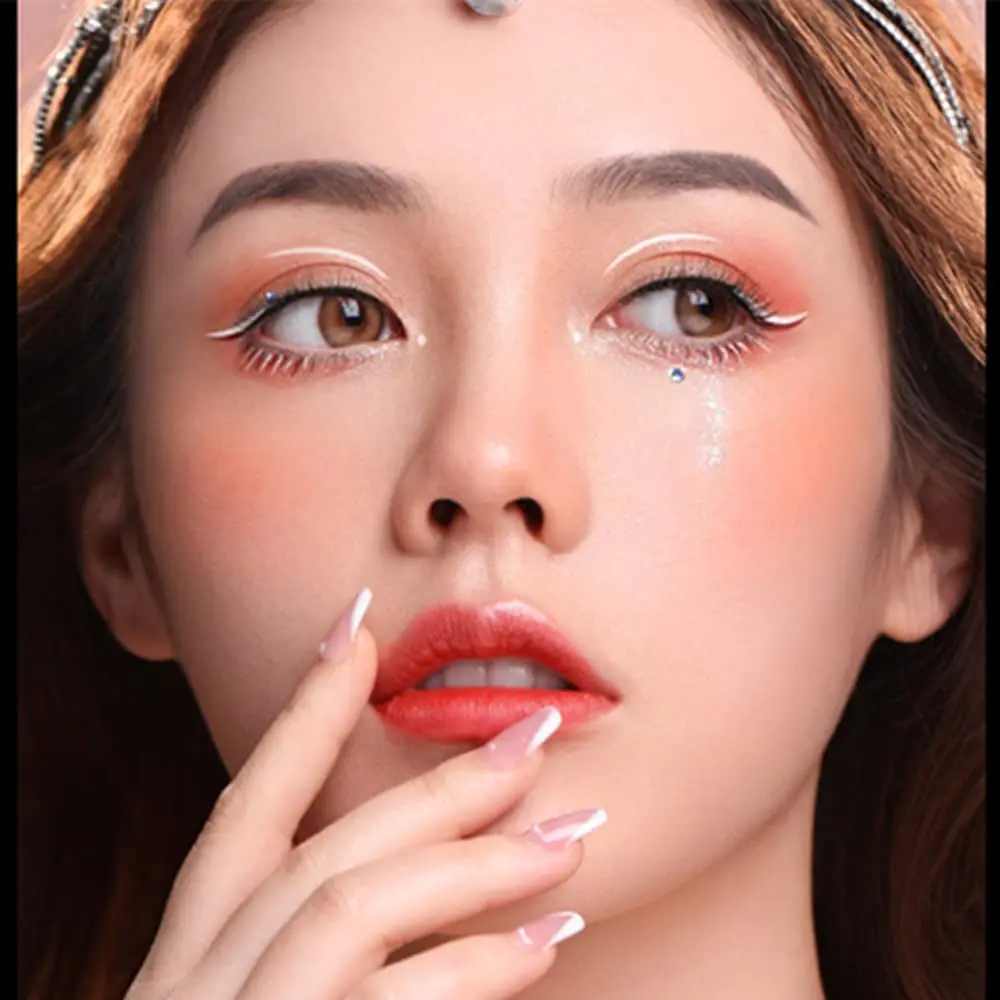 Go Ho 12 PCS White Eyebrow Eyeliner Pencils | Sweatproof, Long-lasting, Matte White - view 5