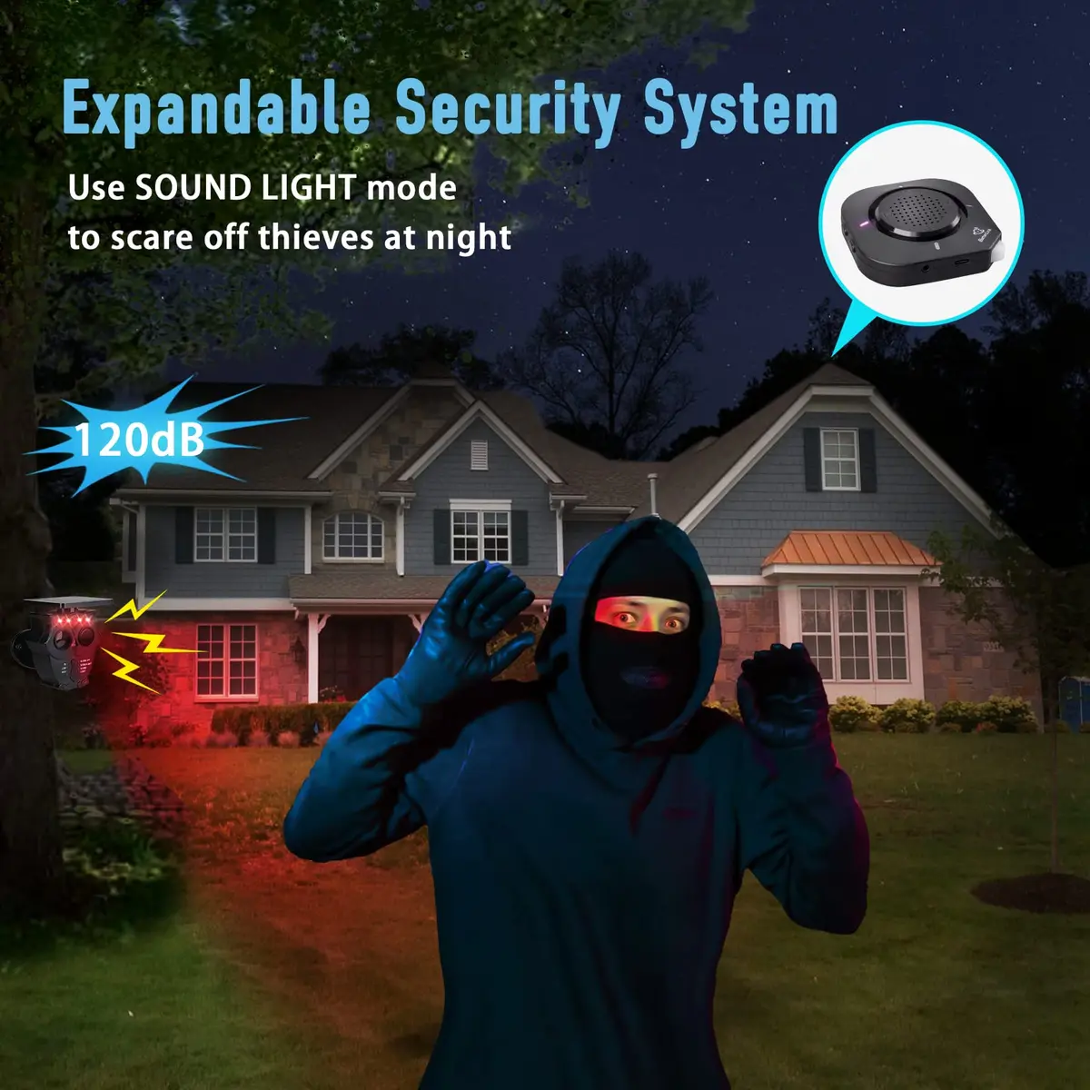 Betterlink Solar Driveway Alarm Receiver (Receiver Only) | 1/2 Mile Long Range Wireless Motion Detector - view 5
