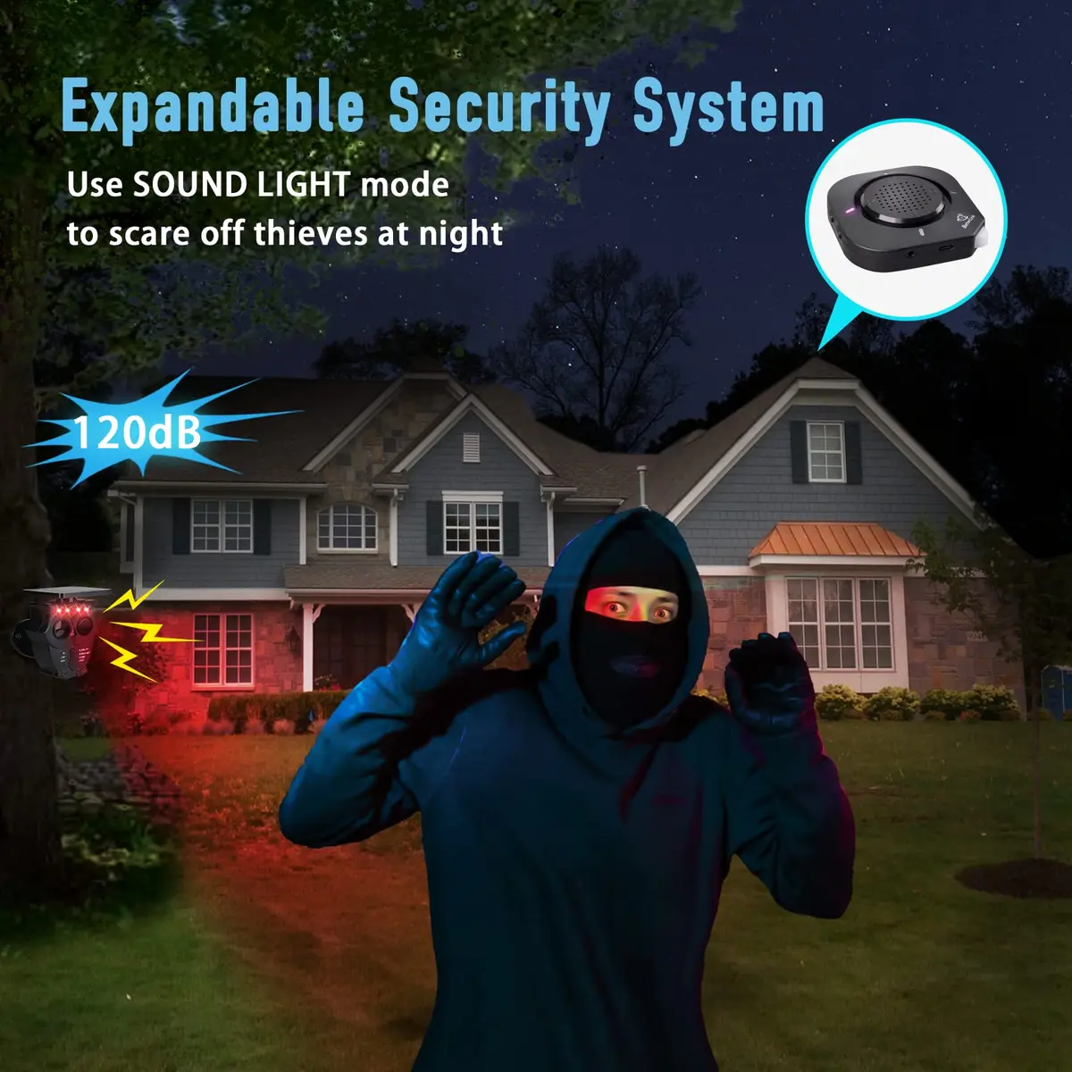 BetterLink Solar Wireless Driveway Alarm System 1/2 Mile Long Range | 1 Receiver & 1 Sensor - view 6