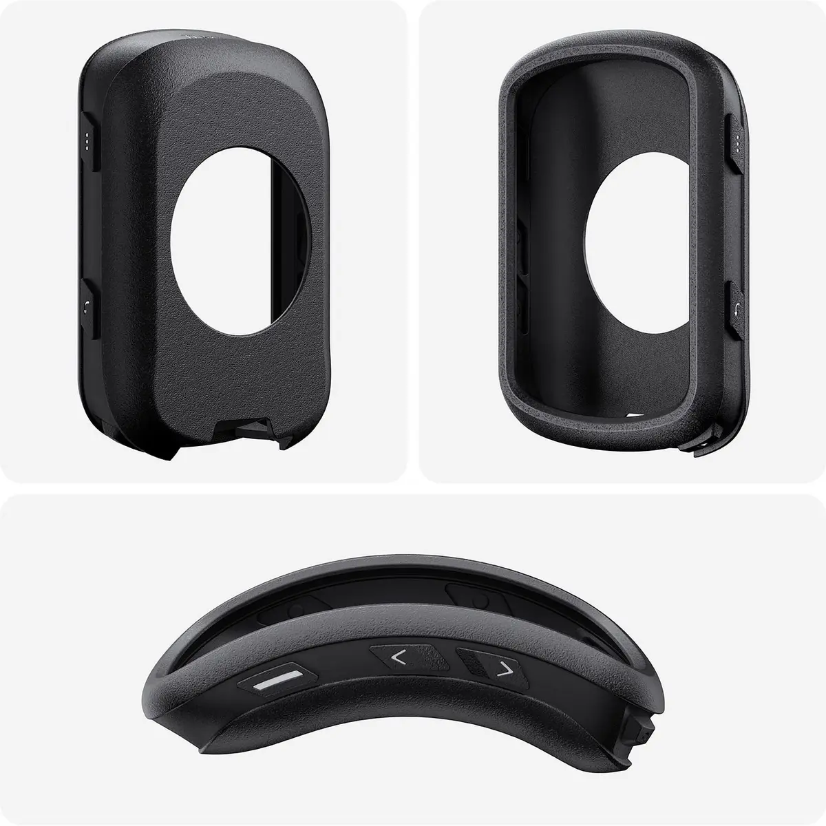 TUSITA Silicone Case Compatible with Garmin Edge 540 | 540 Solar | 840 | 840 Solar - Black | Impact & Scratch Resistant - view 2