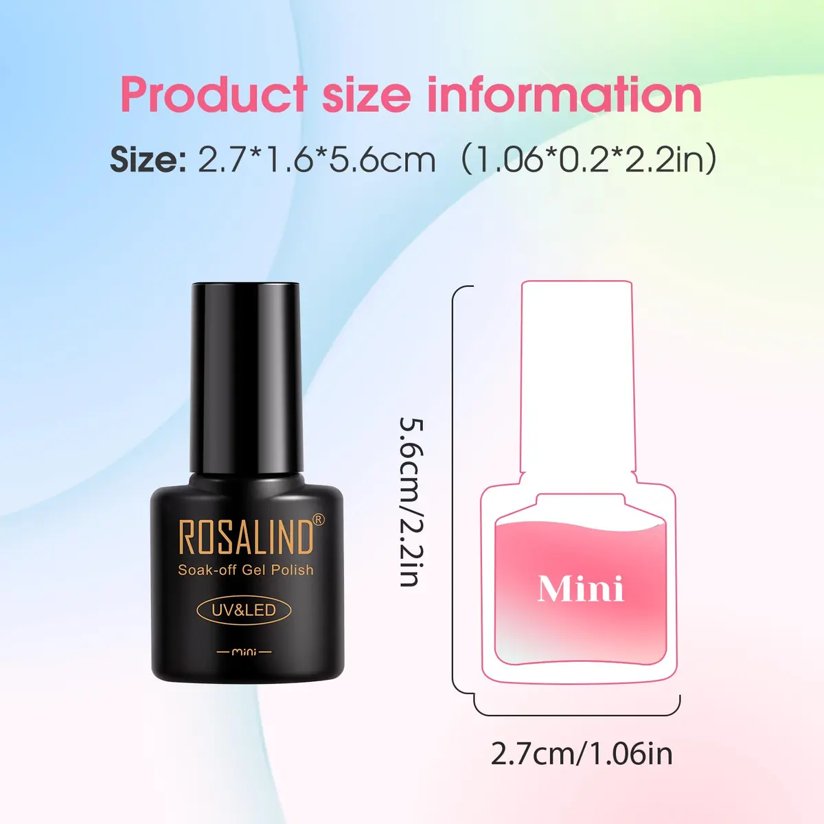 ROSALIND Gel Nail Polish Set 100PCS with 8 Base & Top Coats | 92 Colors, Long-Lasting, Safe for All Seasons - view 9
