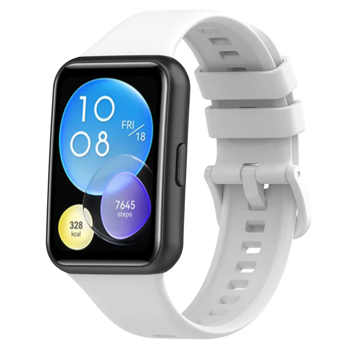 Muovrto Replacement Band for Huawei Watch Fit 2 24.9mm (0.98 inch) | 3-Pack Silicone Sport Strap - view 4