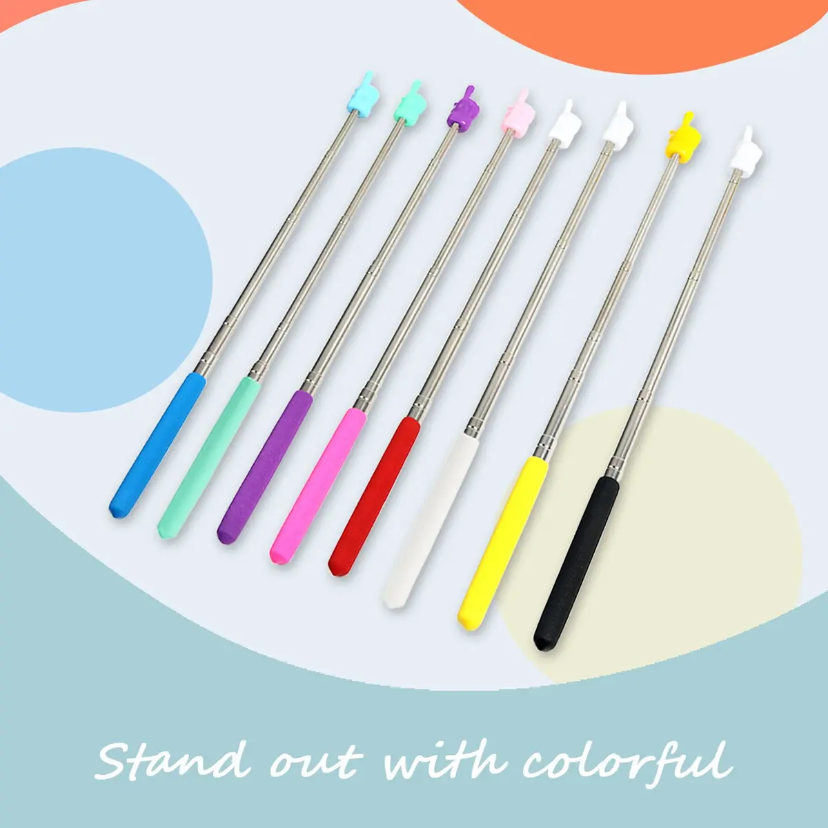 DAITET Telescopic Teachers Pointer 21.65 Inch | Classroom Whiteboard Teaching Aid - view 6
