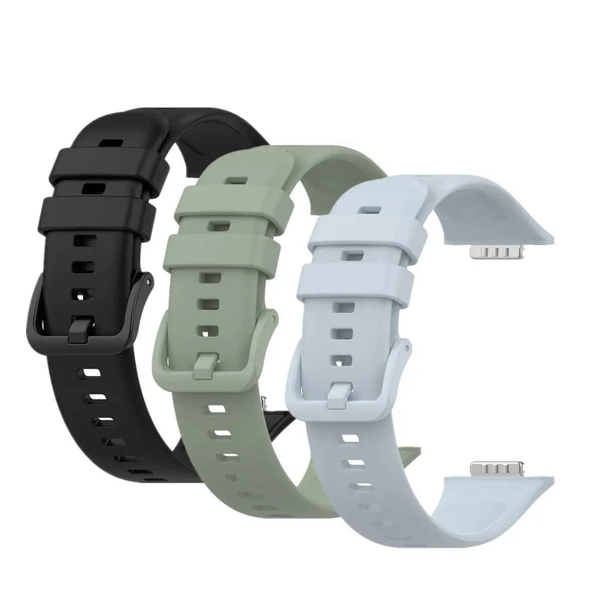 Muovrto Replacement Bands for Huawei Watch Fit 2 (3-Pack, 24.9mm) | Secure Lock System for 5.7"-8.7" Wrists - main product image