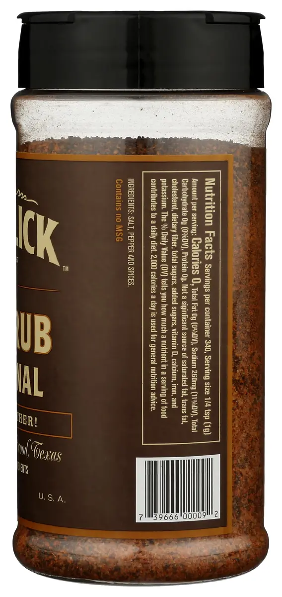 Salt Lick Original Dry Rub, Gluten Free, 72 oz (6 x 12 oz) | Gluten-Free Poultry Seasoning - view 3