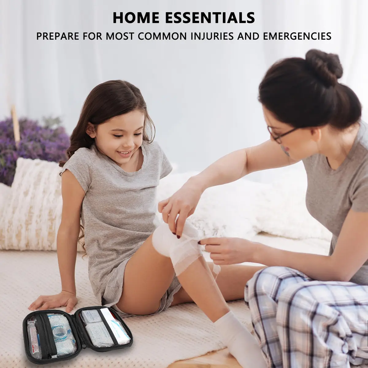 Atickyaid Mini First Aid Kit 120 Pieces Waterproof Compact Emergency Medical Supplies - view 6