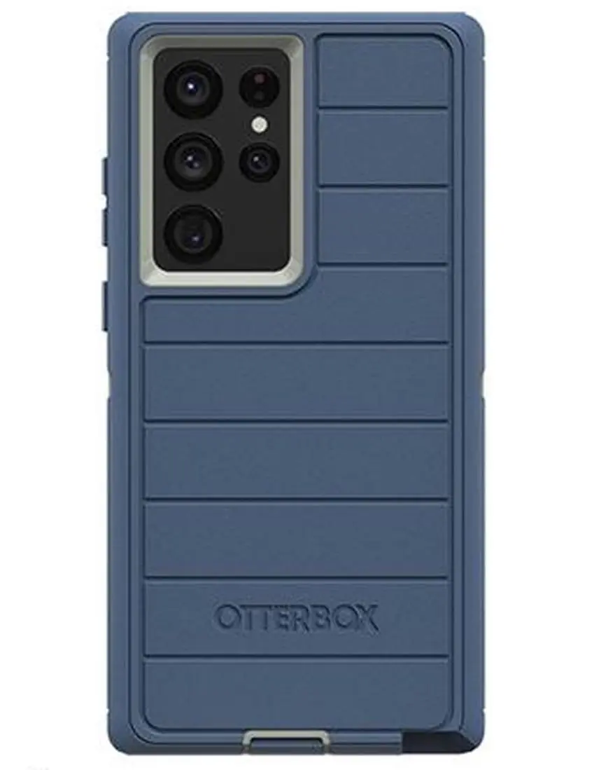 OtterBox Defender Series Case for Samsung Galaxy S22 Ultra (Fort Blue) | Rugged Drop Protection - main product image