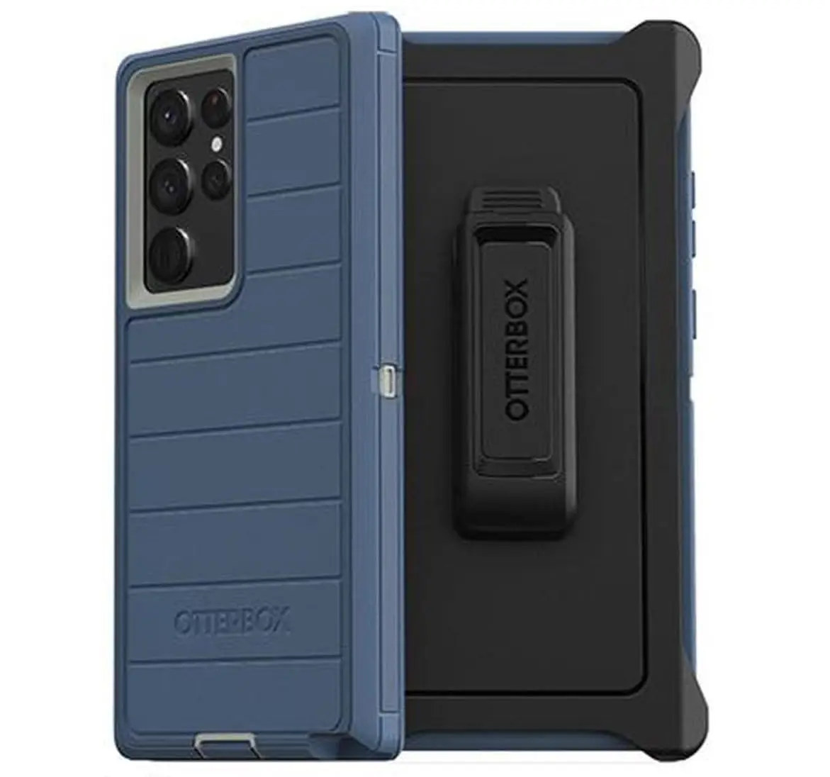 OtterBox Defender Series Case for Samsung Galaxy S22 Ultra (Fort Blue) | Rugged Drop Protection - view 2