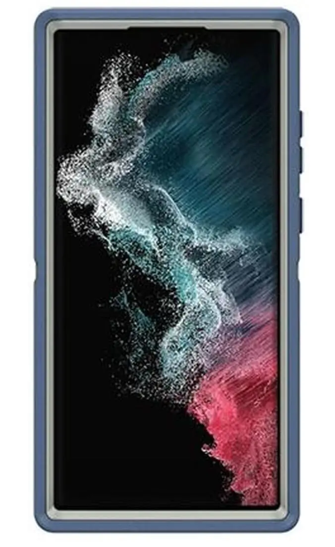 OtterBox Defender Series Case for Samsung Galaxy S22 Ultra (Fort Blue) | Rugged Drop Protection - view 3