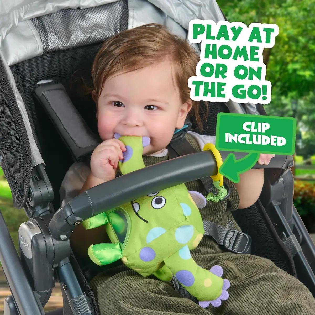 WowWee Super Simple Sensory Plush Monsters Hugo (Green) | 5+ Sensory Features for Early Development - view 5