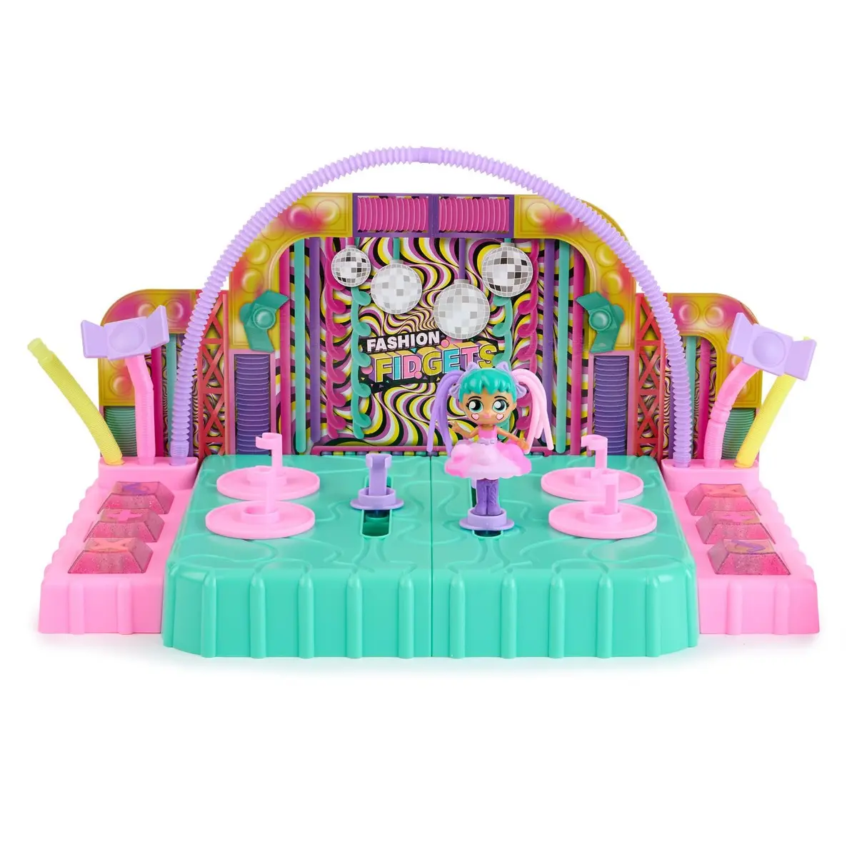 Fashion Fidgets Fashion Show Playset, 2-in-1 Runway & Trading Board, Exclusive Doll, Ages 5+ | Stress-Relief & Imaginative Play - main product image