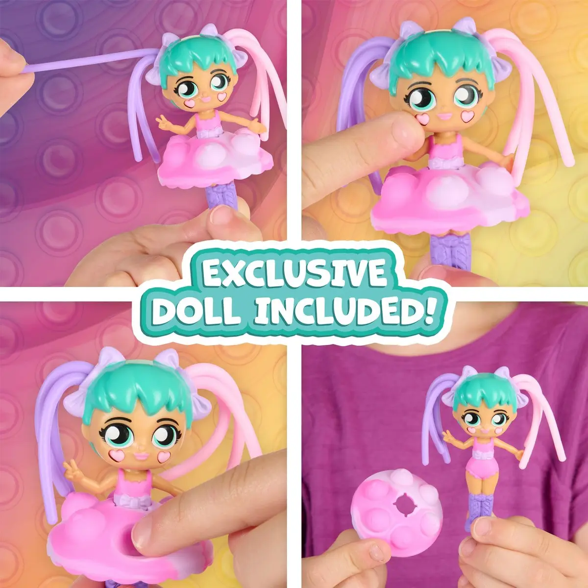 Fashion Fidgets Fashion Show Playset, 2-in-1 Runway & Trading Board, Exclusive Doll, Ages 5+ | Stress-Relief & Imaginative Play - view 2