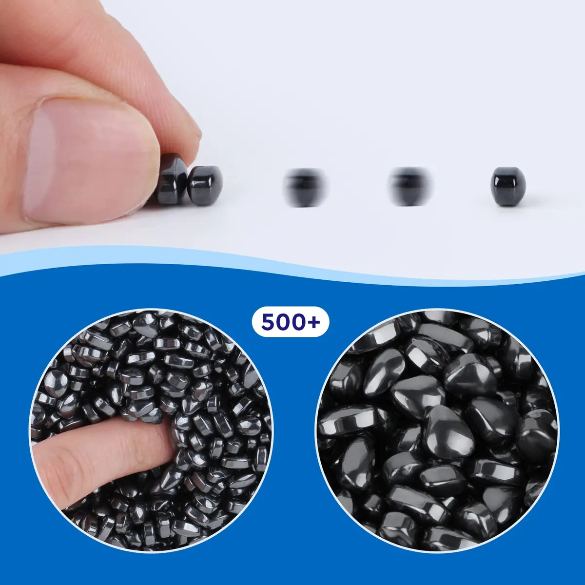 DYRDM Ferrite Putty 500+ Black | Desk Stress Relief Toy for Adults - view 4