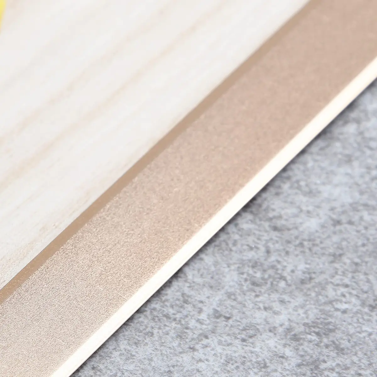 Trimold Aluminum T Molding Floor Transition Strip 2.9Ft Matte Gold | Seamless Floor Gap Bridging - view 8