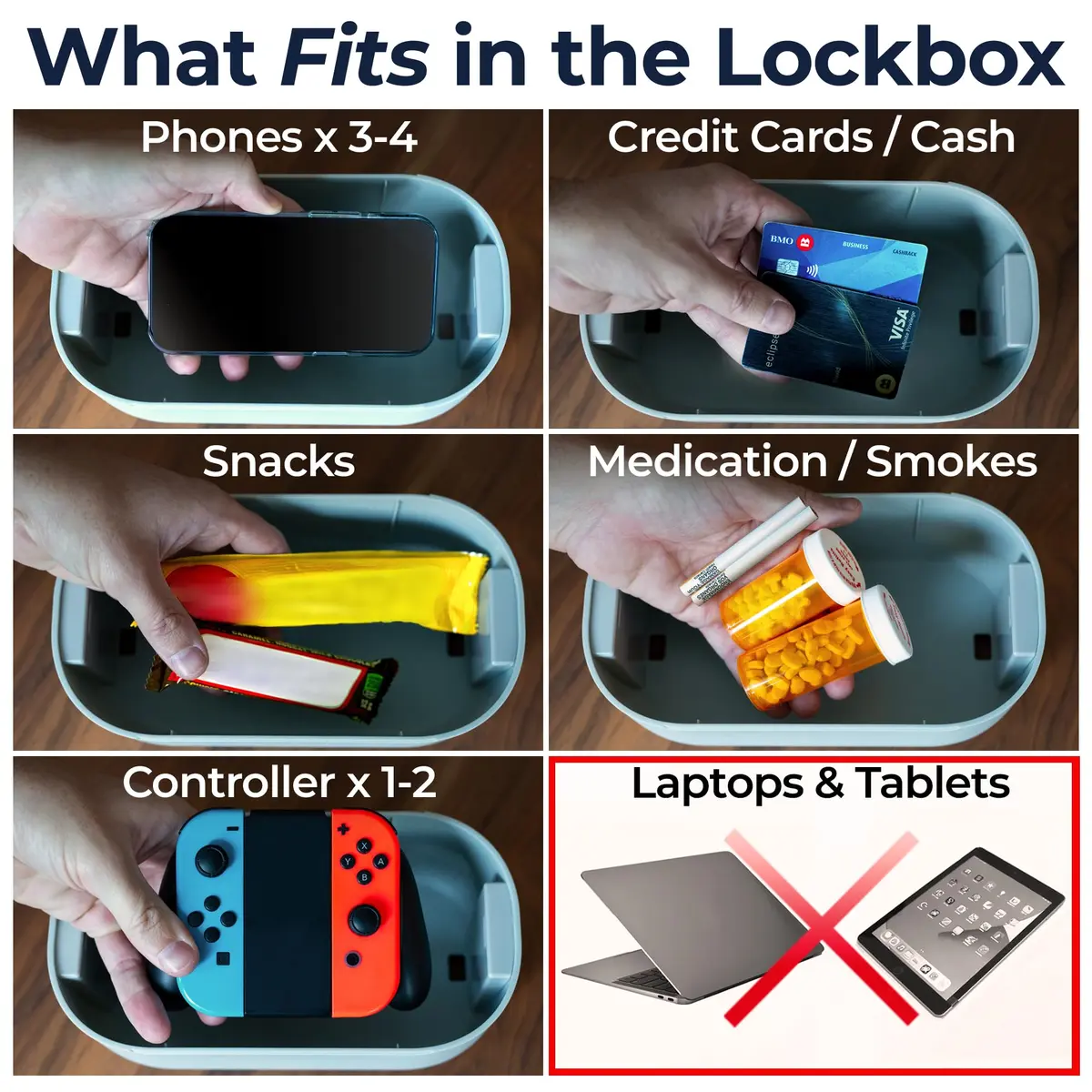 Mindsight Timed Lock Box | Unplug from Phones, Social Media & Snacks | 3 Modes | Easy to Use | Out of Sight ~ Out of Mind | Boost Your Mental Wellness - view 3