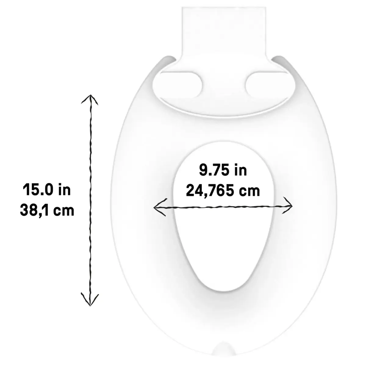 Ingenuity Flip & Sit Potty Seat White | Attaches to Adult Toilet Seat, 18 Months+ - view 6