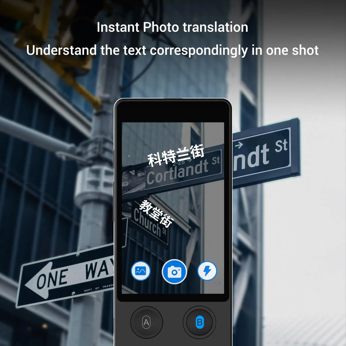 ANFIER W12 Language Translator Device 3.7 inch Touchscreen | 144 Languages, 98% Accuracy, Offline Translation - view 7